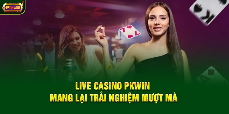 Live Casino PKWIN mang lại trải nghiệm mượt mà